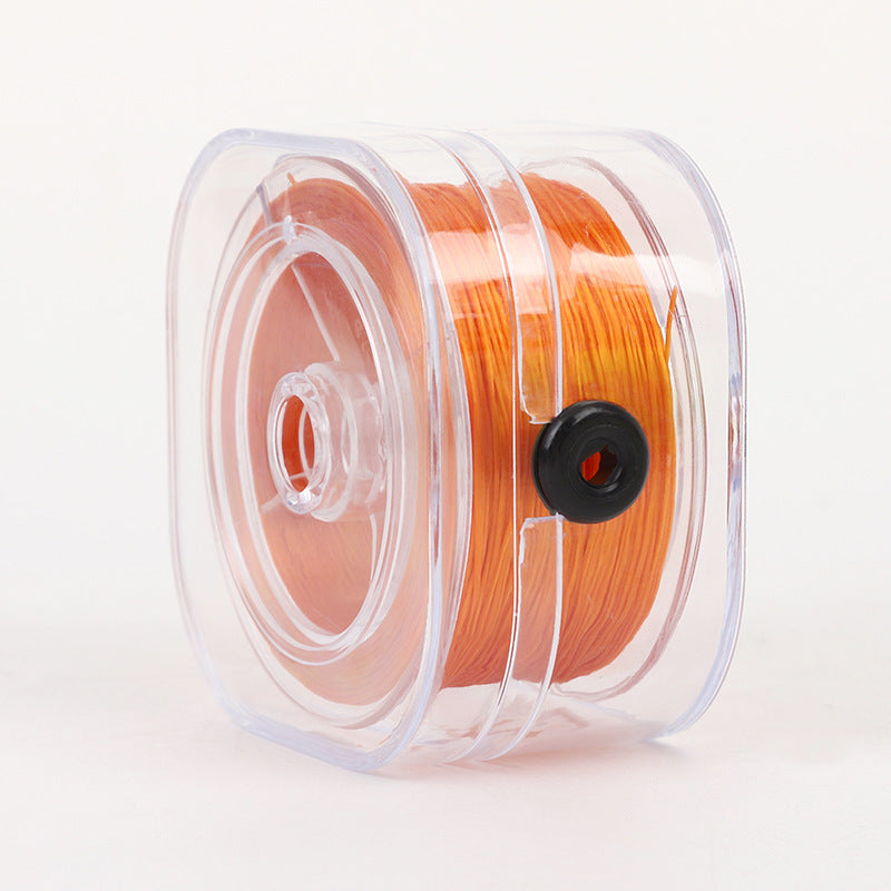 ST01 0.8mm 295ft/90m Flat Elastic String with Storing Case Stretch String for Beads Bracelet DIY Jewellery Making