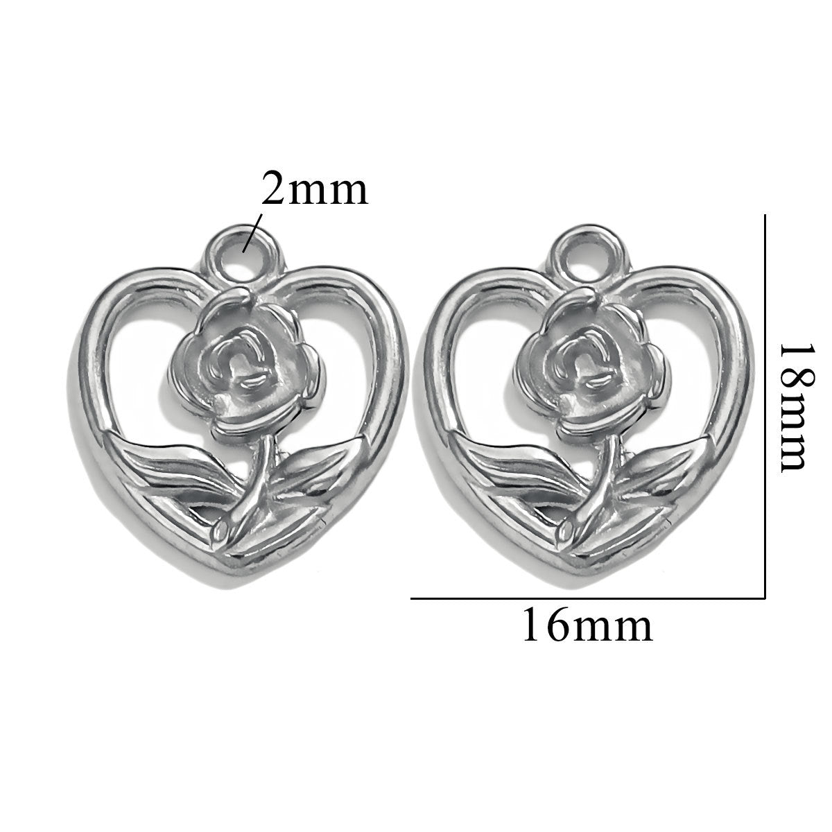 SPC80 Shaped Charms Leaf Heart Flower Owl Shape Pendant