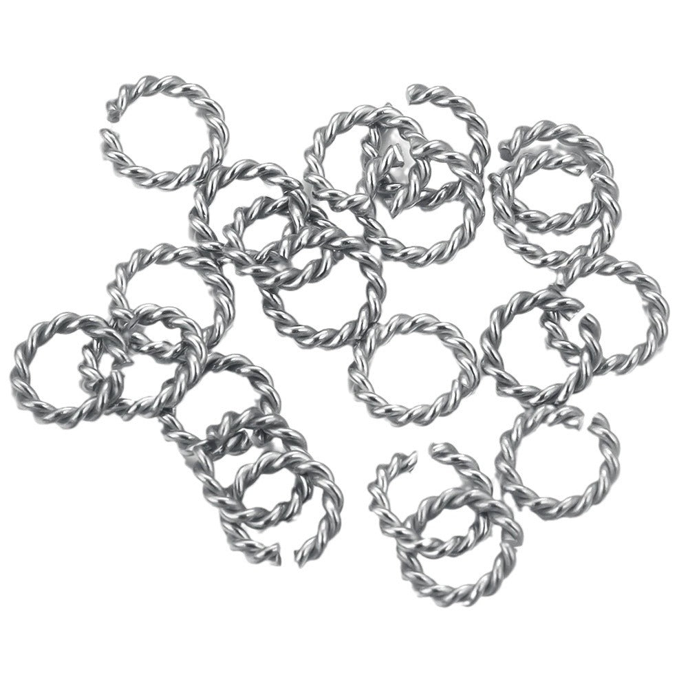 JR02 Jump Ring Open Twist Jump Ring for Jewellery DIY Bracelet Necklace Open Jump Ring for DIY