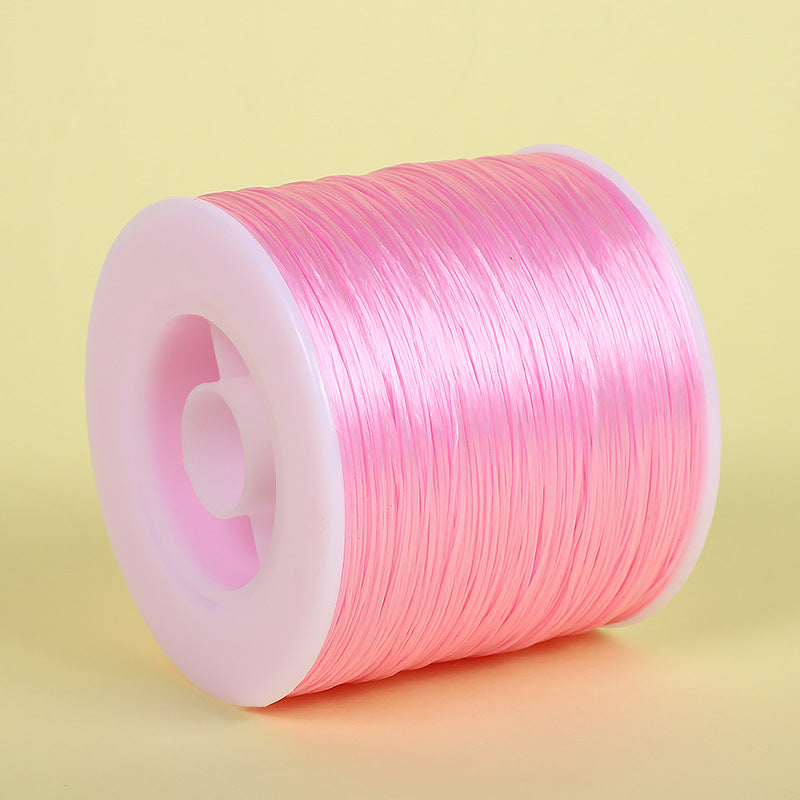 ST03 0.8mm 546yd/500m/roll Flat Elastic String Stretch String for DIY Jewelry Making