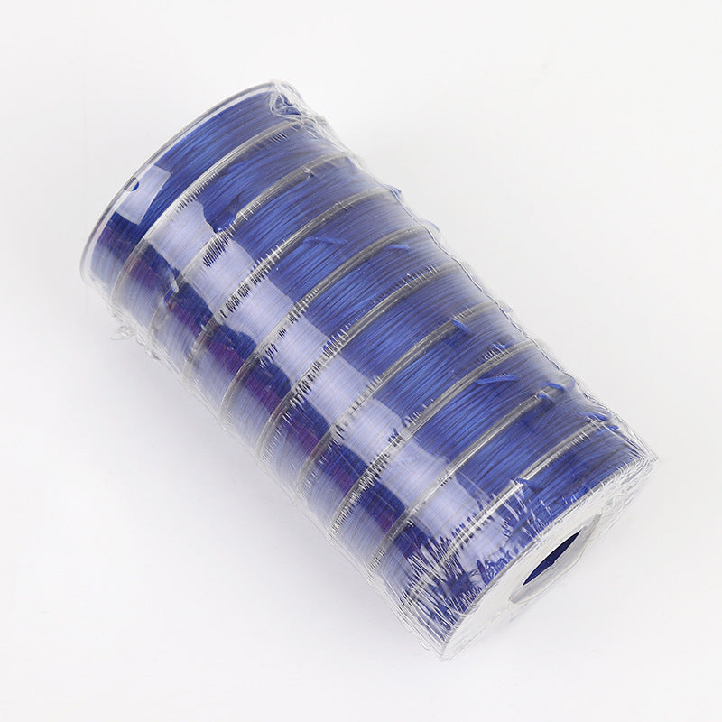 ST05 0.7mm 32ft/10m/roll 10 Roll/pack Flat Elastic String Stretch String for DIY Bracelet Jewelry Making