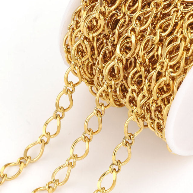 CH22 Stainless Steel Knot Chain Sold By Meter