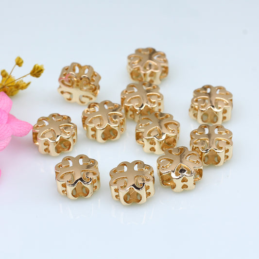 SPC18 Clover Shape Spacer Beads for DIY Jewellery Making DIY Accessories