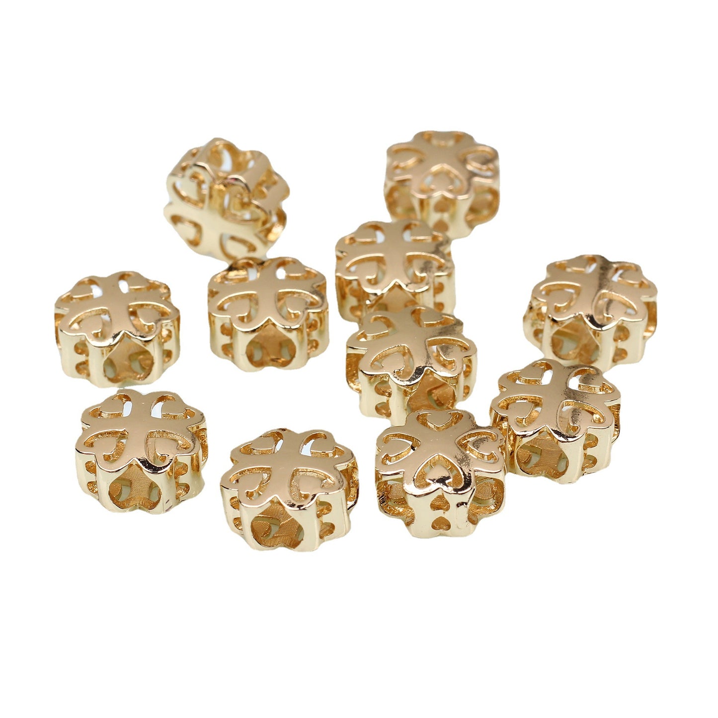 SPC18 Clover Shape Spacer Beads for DIY Jewellery Making DIY Accessories