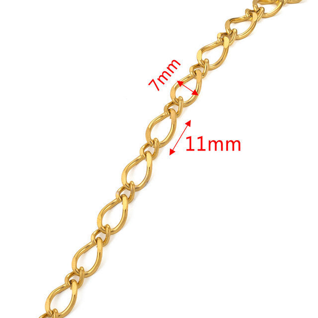 CH02 Multi-Style Stainless Steel Chains For Diy Bracelet Necklace