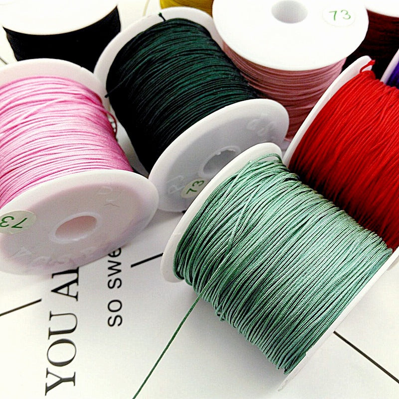 ST10 0.6mm 109yd/100m Nylon Beading String MultiColor for Jewelry DIY Bracelet Necklace