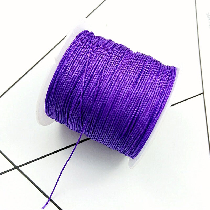 ST10 0.6mm 109yd/100m Nylon Beading String MultiColor for Jewelry DIY Bracelet Necklace