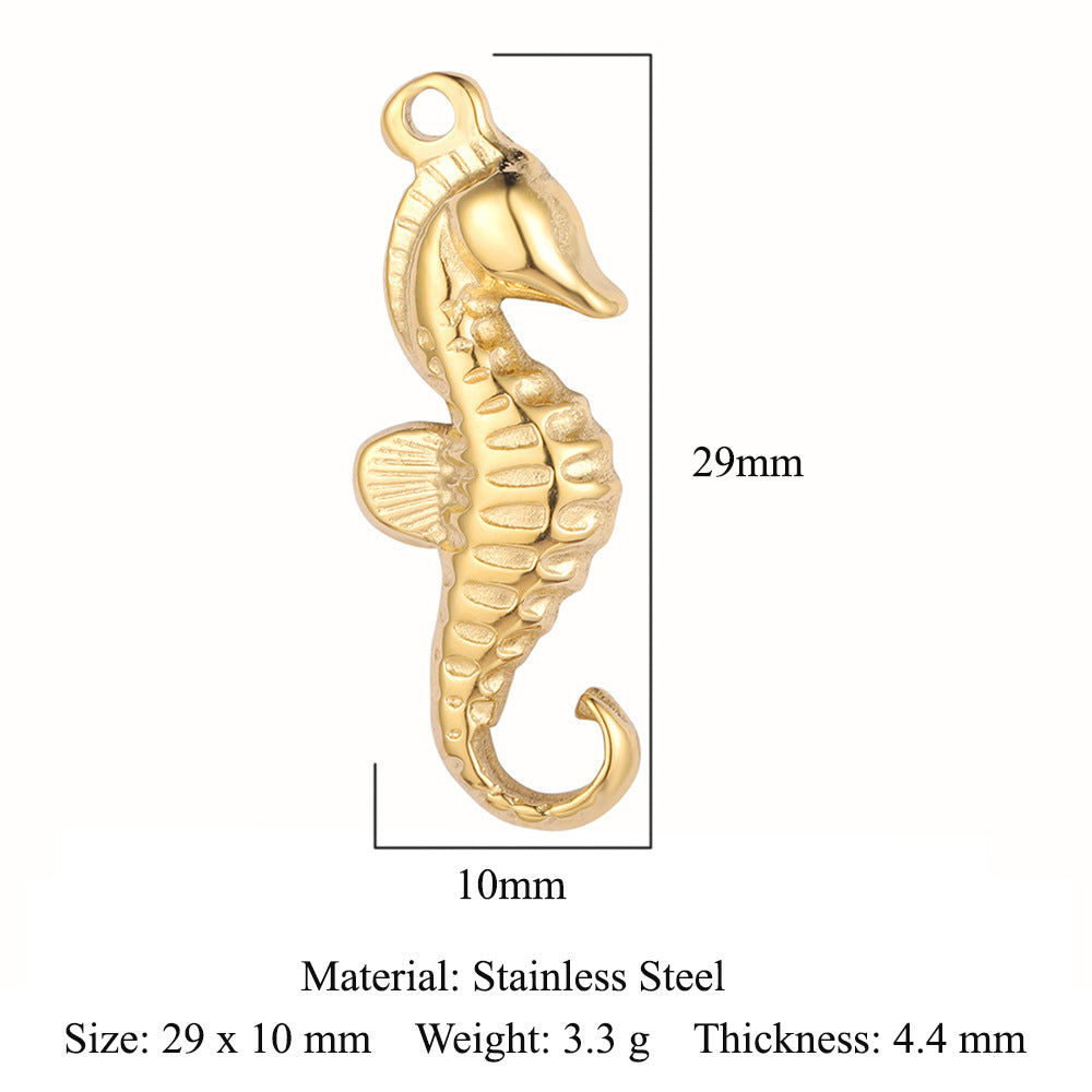 PD03 Pendant Dolphin Snake Butterfly Star Fish Sea Horse Mermaid Tail Pendant for DIY Necklace Bracelet Accessories