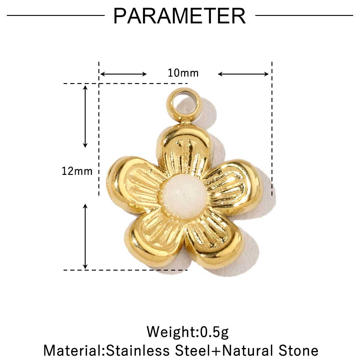 PD01 Pendents Natural Crystal Pendant with Hook Stainless Steel DIY Pendant