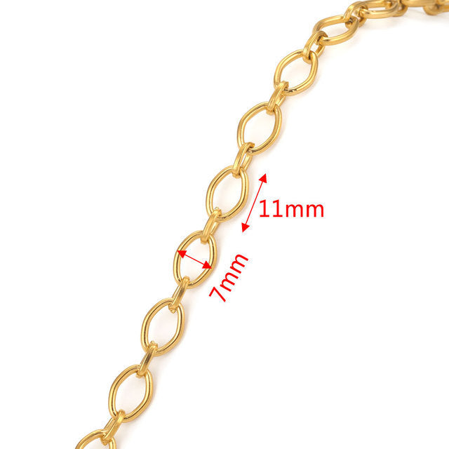 CH02 Multi-Style Stainless Steel Chains For Diy Bracelet Necklace