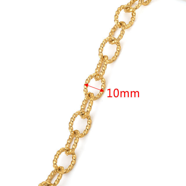 CH02 Multi-Style Stainless Steel Chains For Diy Bracelet Necklace