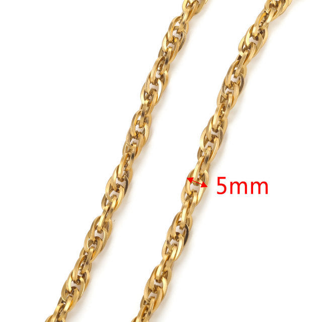 CH02 Multi-Style Stainless Steel Chains For Diy Bracelet Necklace