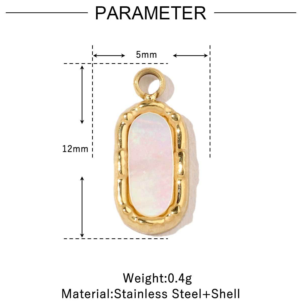 PD01 Pendents Natural Crystal Pendant with Hook Stainless Steel DIY Pendant