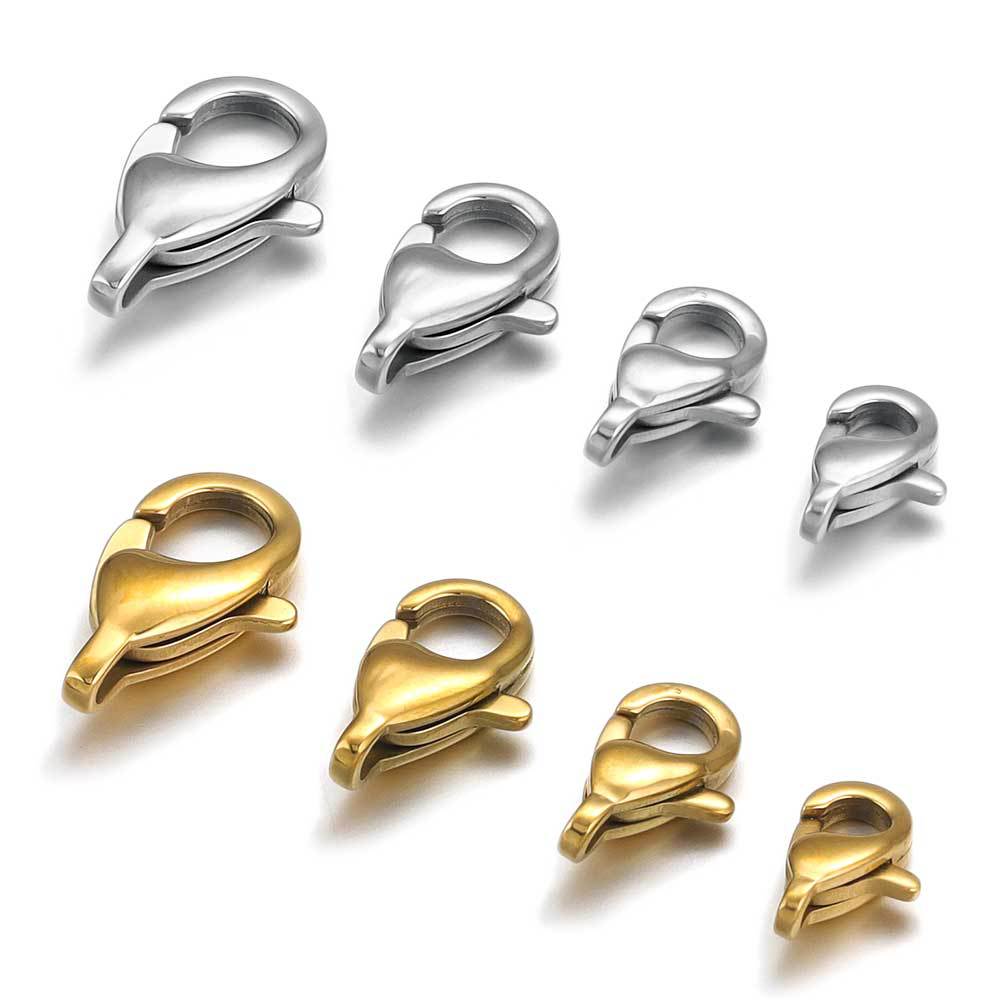 CL01 Lobster Clasps Different Size No Tarnish Clasps