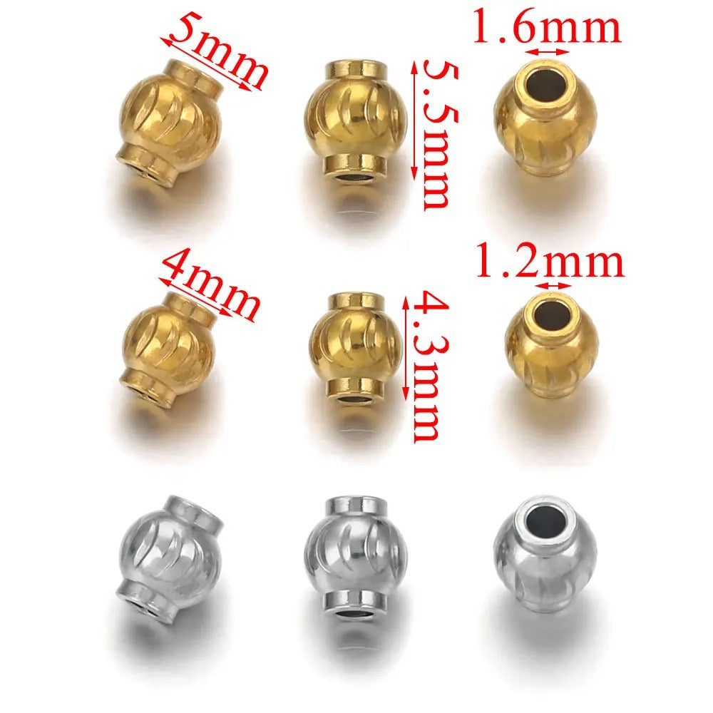 SPC45 Spacer Beads Charms Beads Lantern Shape Beads for DIY Bracelet Necklace Jewelry Making