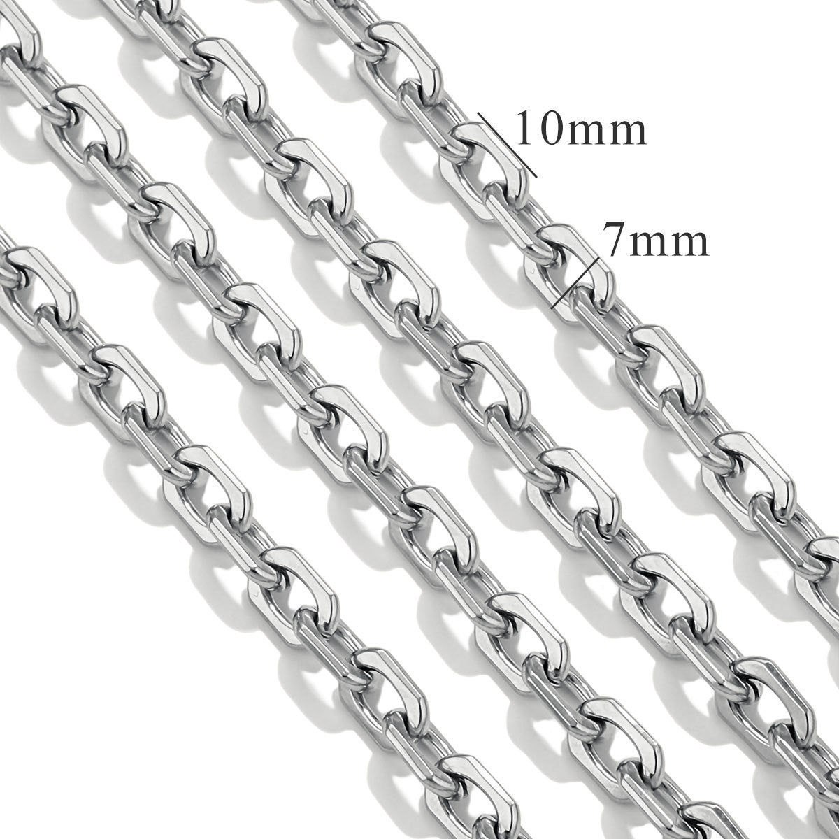 CH11 Titanium Steel Chain for DIY Necklace Jewelry 5 Meters Per Bag