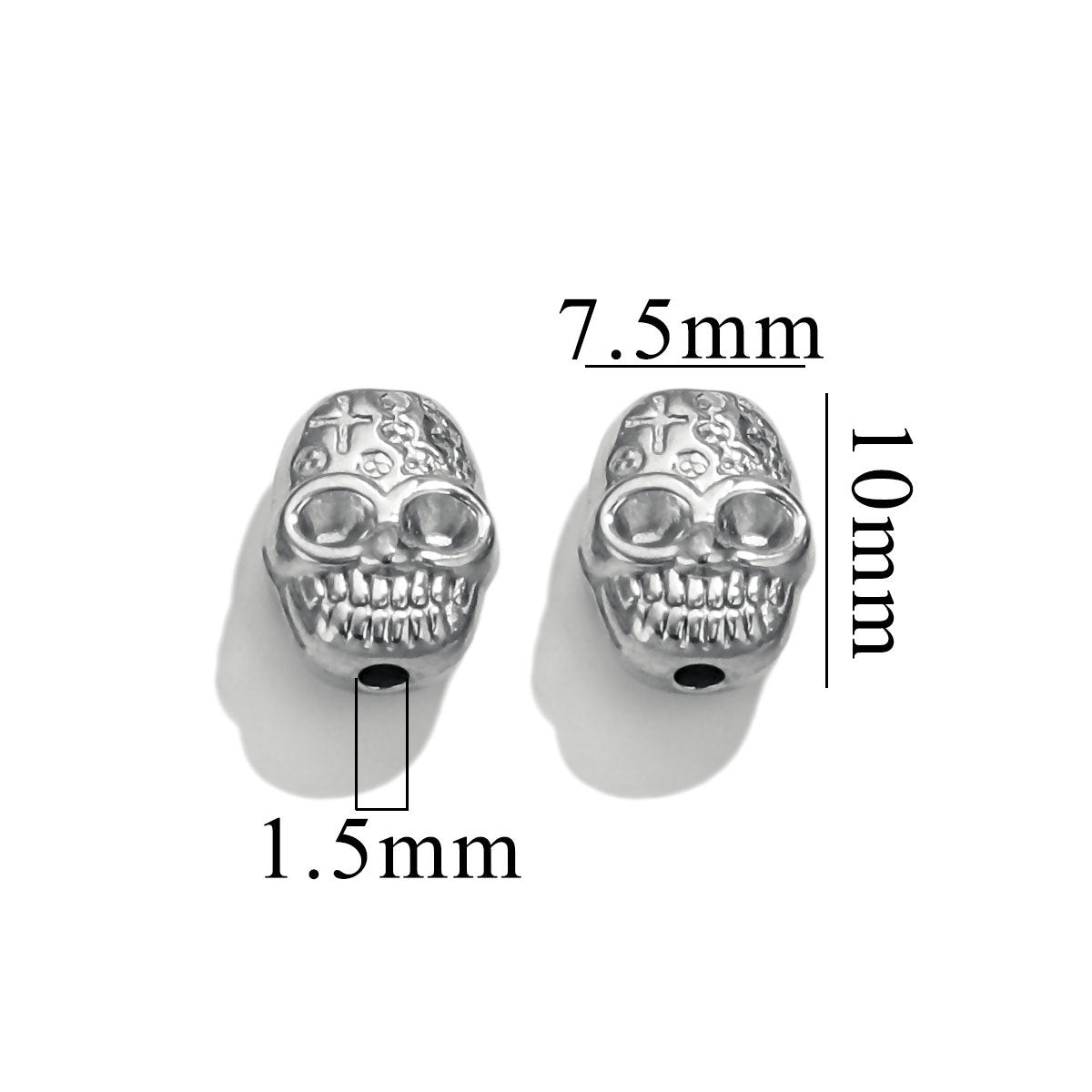 SPC29 Charms Beads Spacer Beads for Jewelry Bracelet Necklace Lotus Elephant Angle Skull Buddah Head Charms Accessories