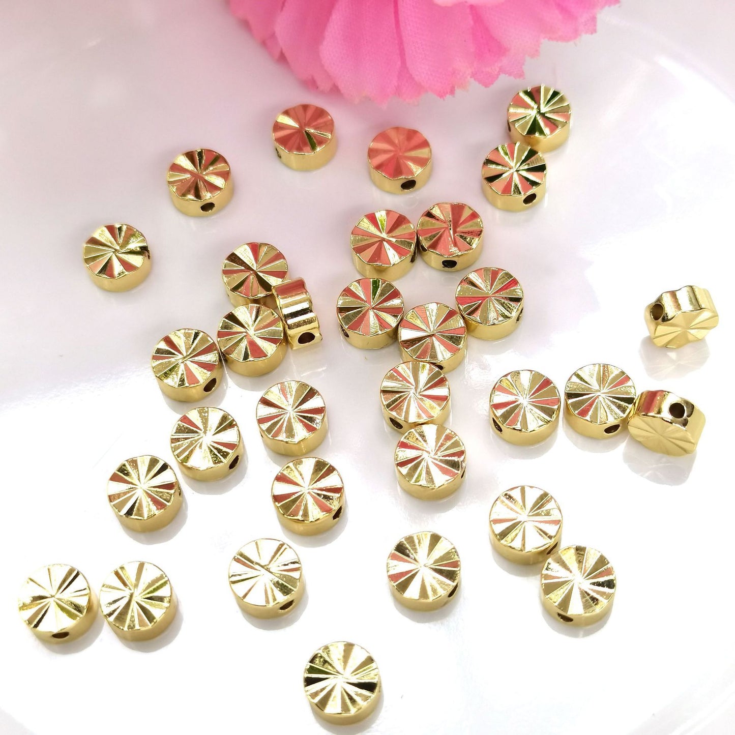 SPC05 Spacer Beads Charms Beads Clover Star Heart Blossom Crown Shape DIY Bracelet Necklace accessories