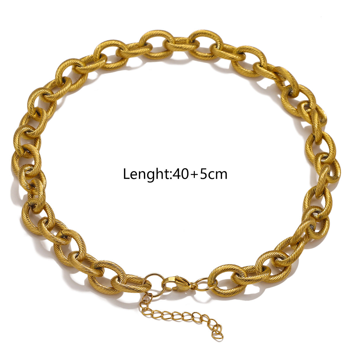 BR01 13mm Width Chain Bracelet Necklace Paper Clip Chain Bracelet 2025 New