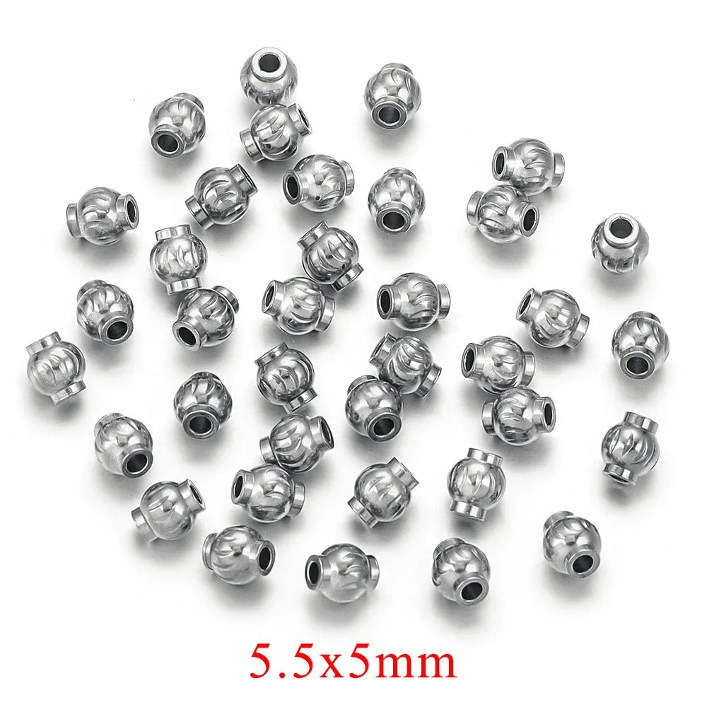 SPC45 Spacer Beads Charms Beads Lantern Shape Beads for DIY Bracelet Necklace Jewelry Making