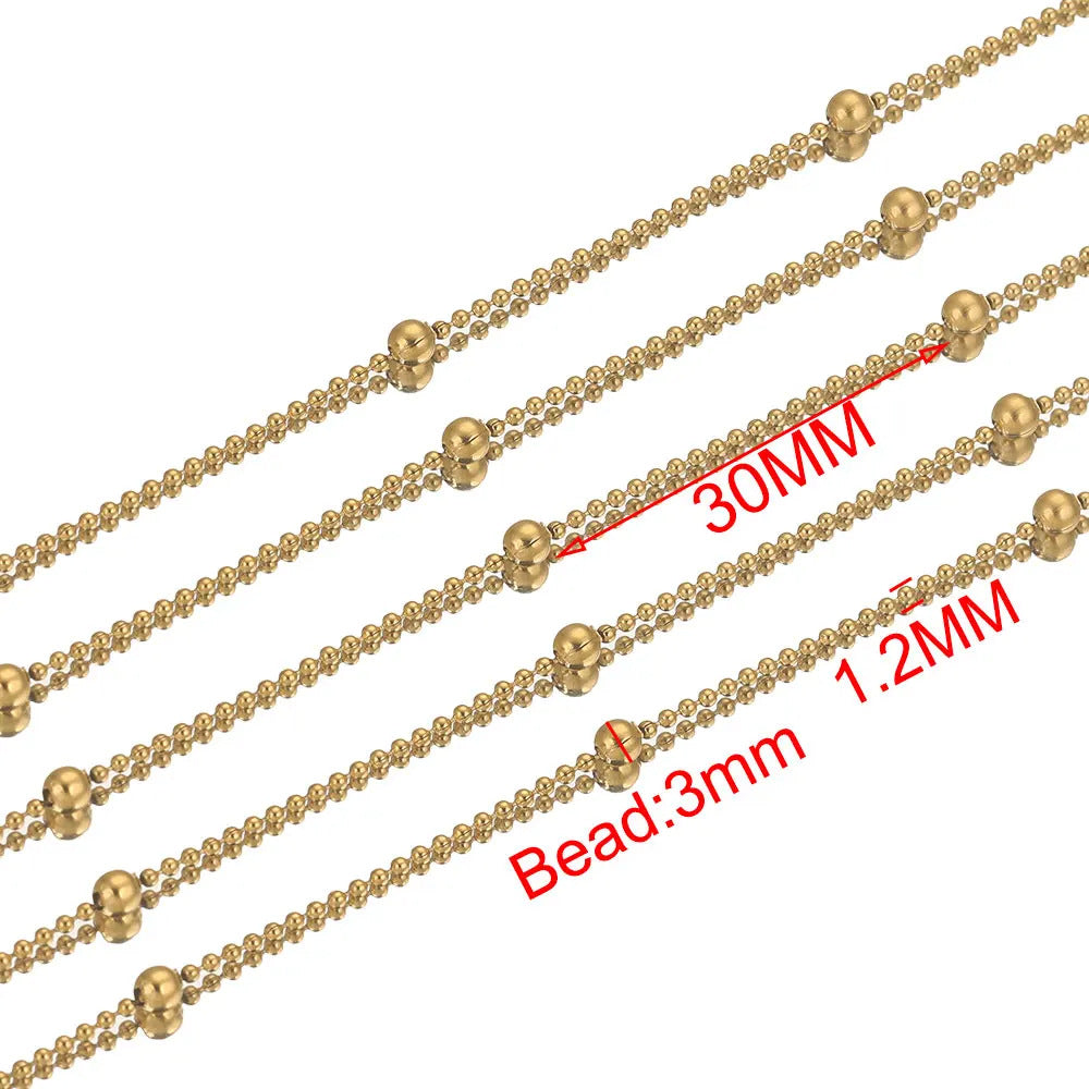 CH17 Beads Chain Stainless Steel Chain Loose Chain for Necklace