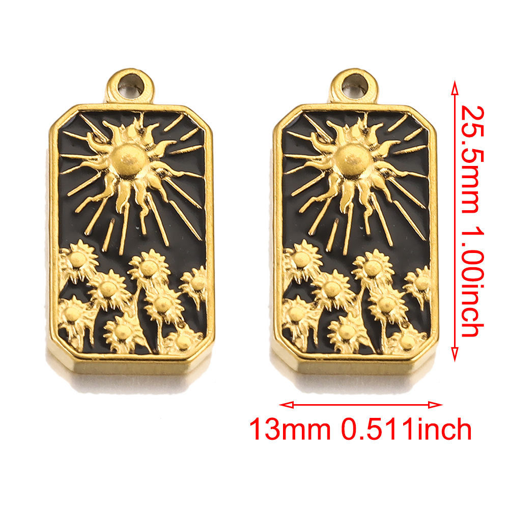 PD14 Tarot Pendant Stainless Steel Waterproof Pendant