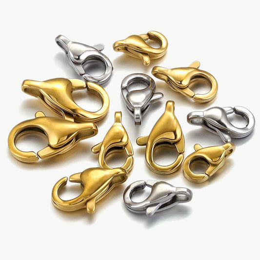 CL01 Lobster Clasps Different Size No Tarnish Clasps