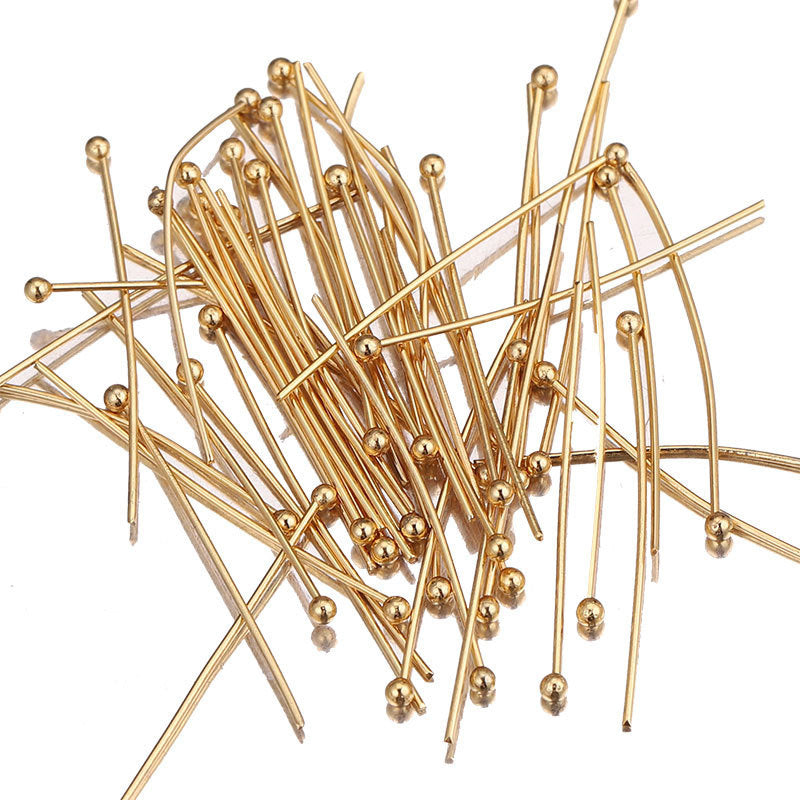 P02 Head Pin for Jewelry Making 3 Colors Stainless Steel Pins no Tarnish