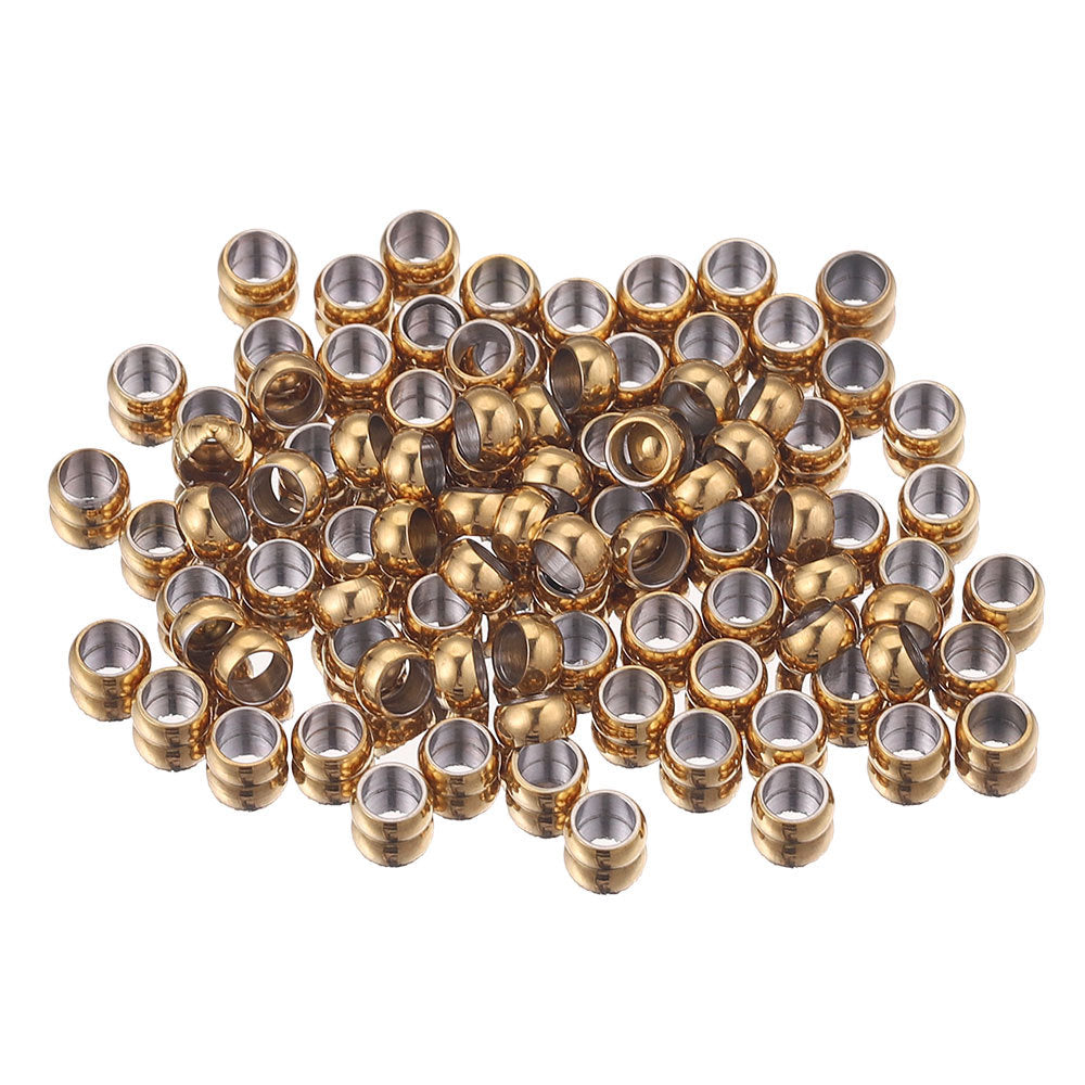 CB01 Crimp Beads Flatten Beads for Fixing Beads for DIY Jewelry Making Bracelet Necklace Making