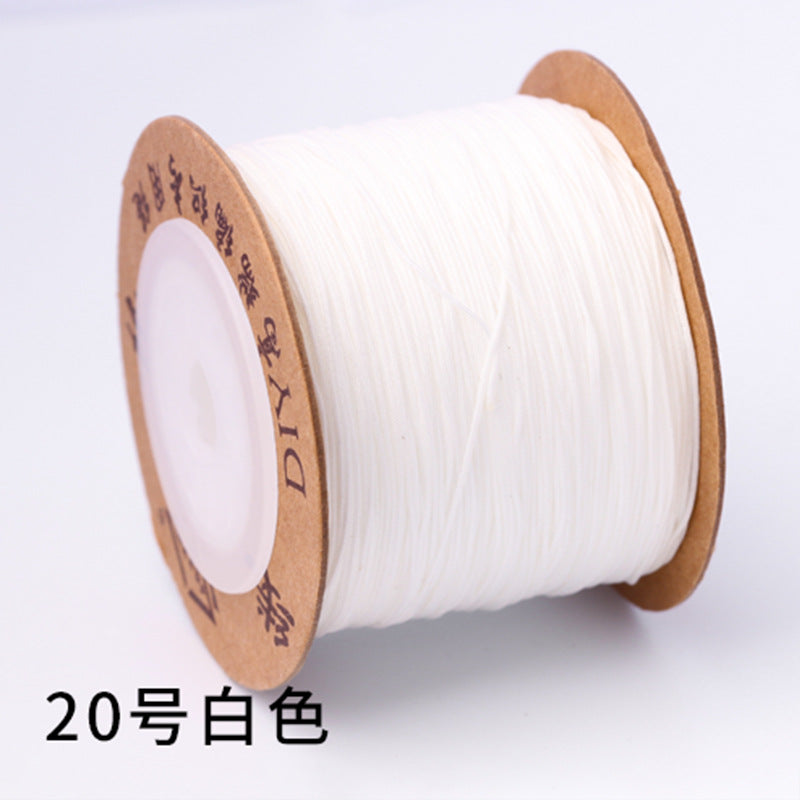 ST13 0.4mm 165yd/150m Nylon String Beading String (not Stretch) for DIY Jewelry Making