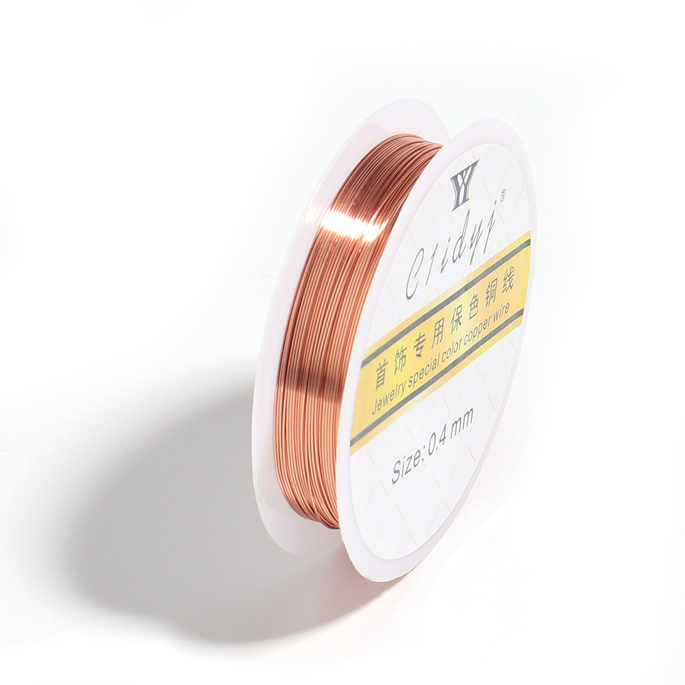 ST12 Soft Copper Wire, 0.2/0.3/0.4/0.5/0.6/0.7/0.8/1mm Diameter Craft Copper Wire for Electroculture, Gardening, Jewelry Making, Beading, DIY Artwork