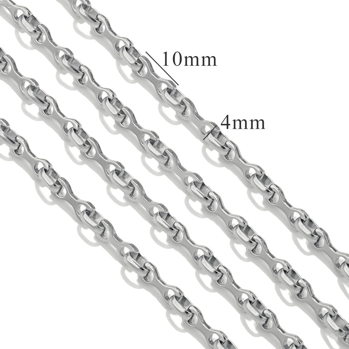 CH11 Titanium Steel Chain for DIY Necklace Jewelry 5 Meters Per Bag