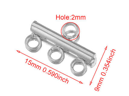 CL07 Chain Clasps Connecter Stainless Steel DIY Necklace Bracelet Connector Accessories