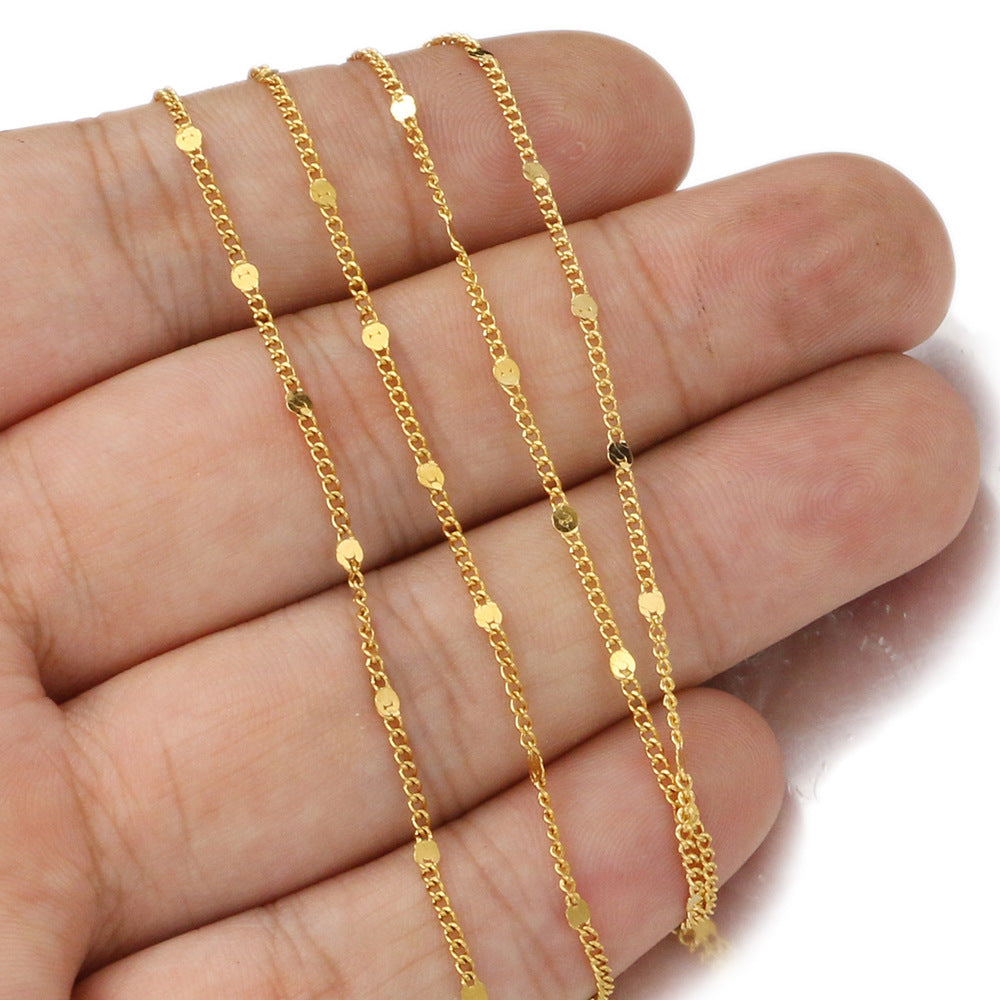 CH15 Necklace Chain Loose Chain 2m Length for DIY Necklace design