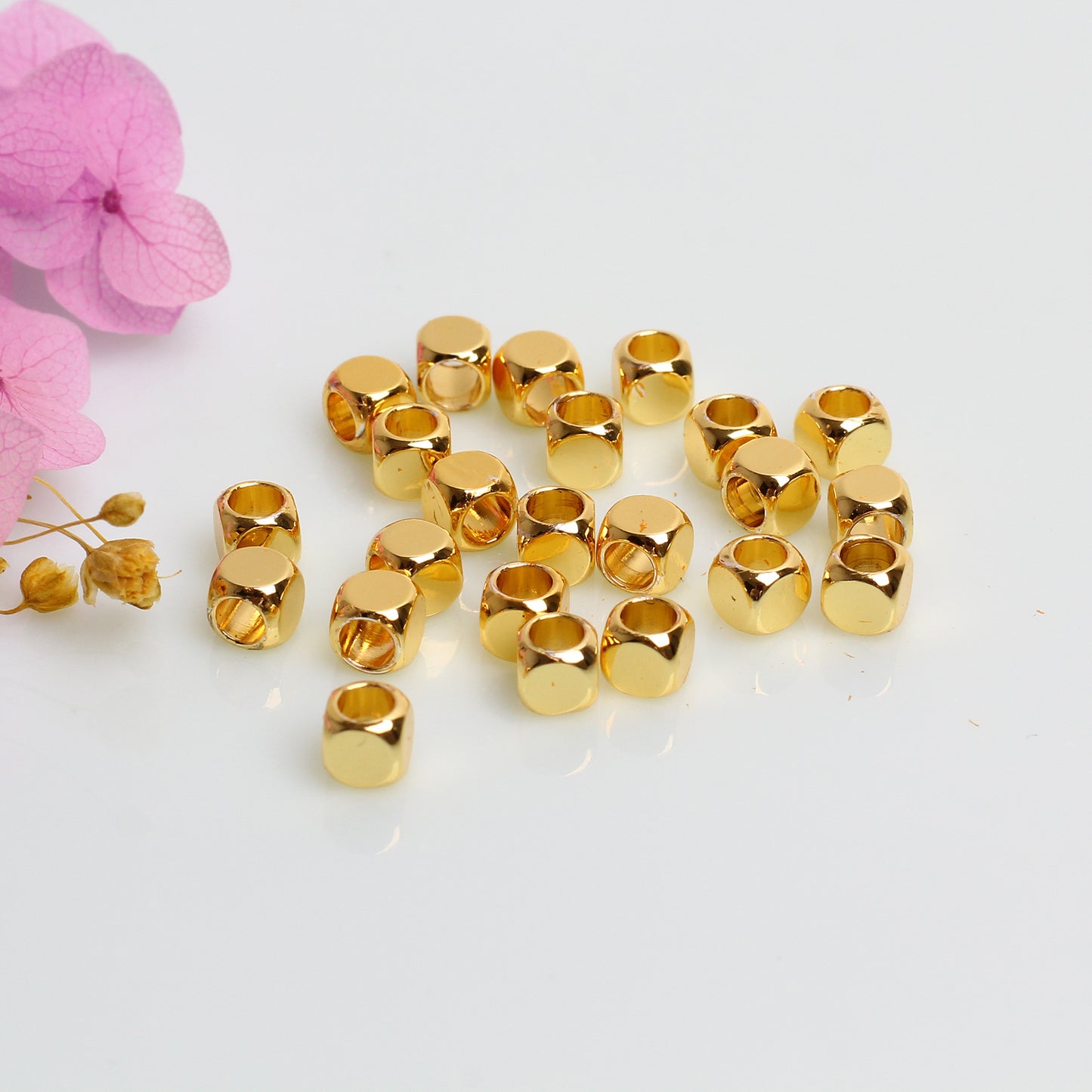 SPC08 Cube Spacer Beads DIY Beads for Bracelet Necklace Jewelry Accessories