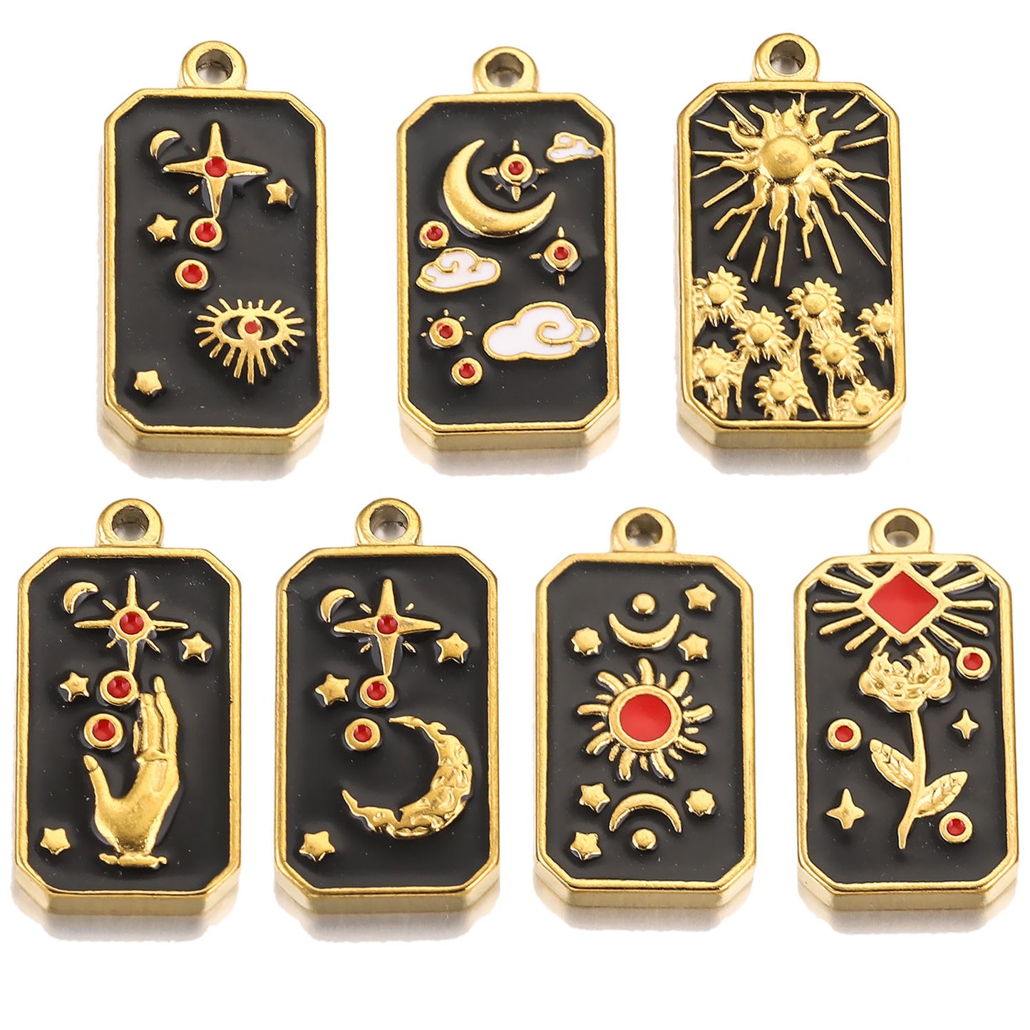 PD14 Tarot Pendant Stainless Steel Waterproof Pendant