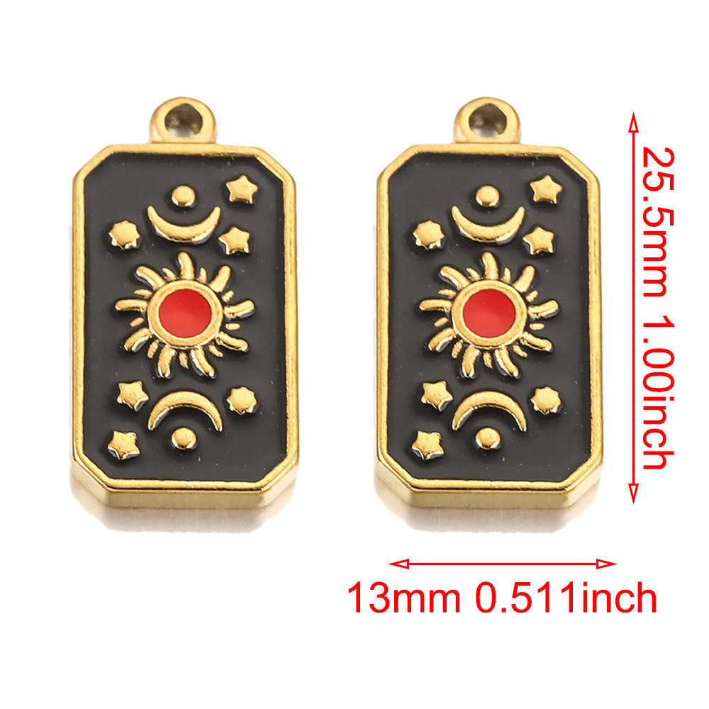 PD14 Tarot Pendant Stainless Steel Waterproof Pendant