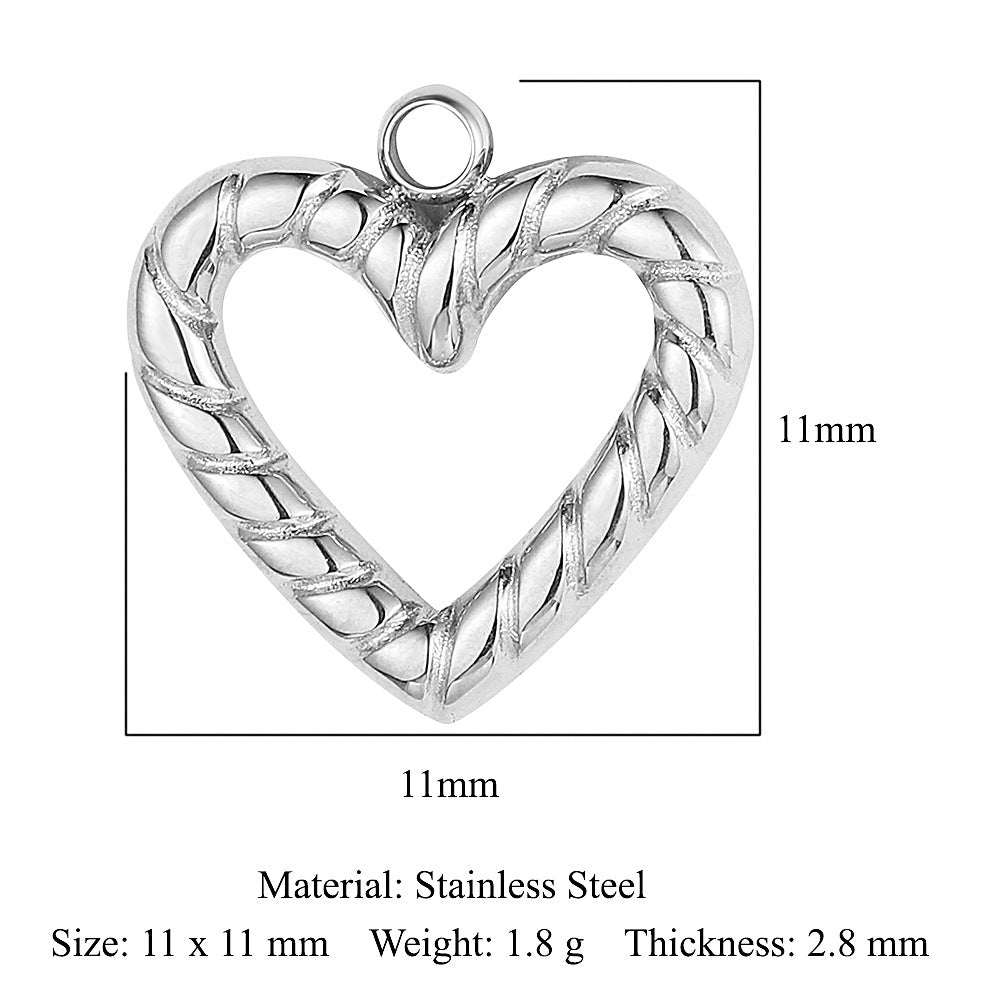 PD05 Heart Shape Pendant with Evil Eyes Design all Shapes Heart DIY Charms Pendant for Bracelet Necklace DIY Accessories