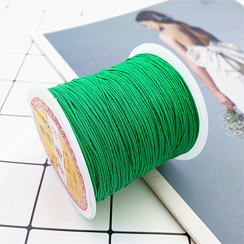 ST10 0.6mm 109yd/100m Nylon Beading String MultiColor for Jewelry DIY Bracelet Necklace