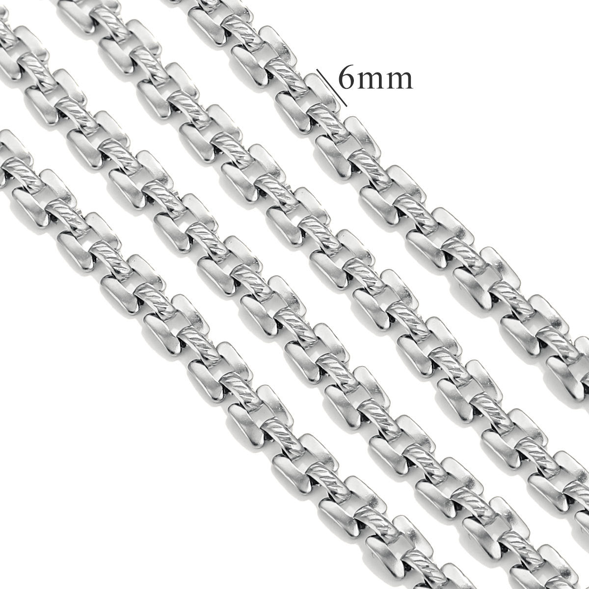 CH11 Titanium Steel Chain for DIY Necklace Jewelry 5 Meters Per Bag