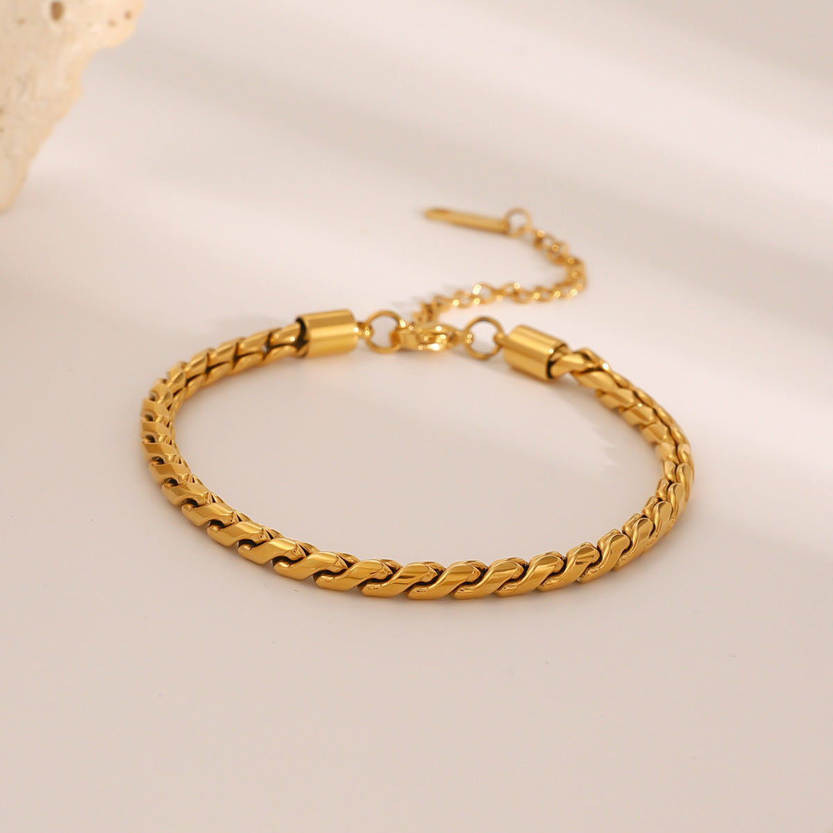 JDBW2405011 Stainless Steel 18k Gold Plated Chain Necklace Chain Bracelet for WOmen