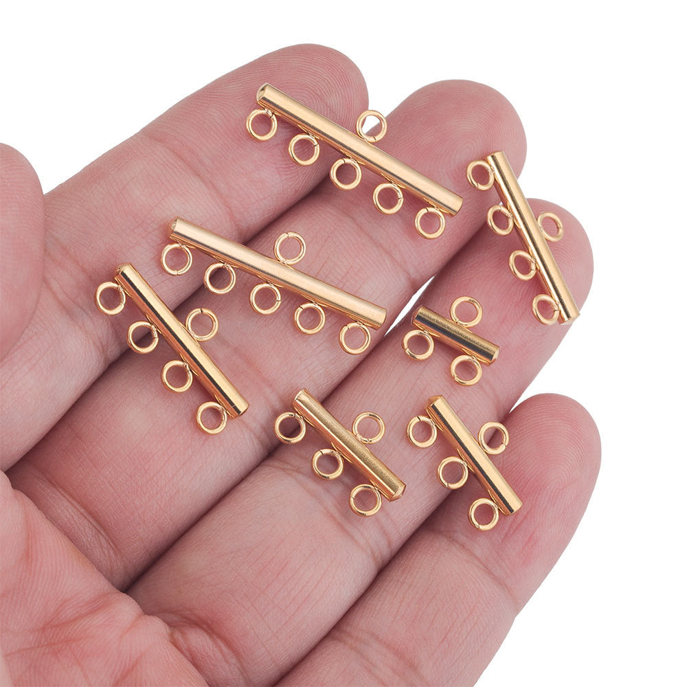 CL07 Chain Clasps Connecter Stainless Steel DIY Necklace Bracelet Connector Accessories