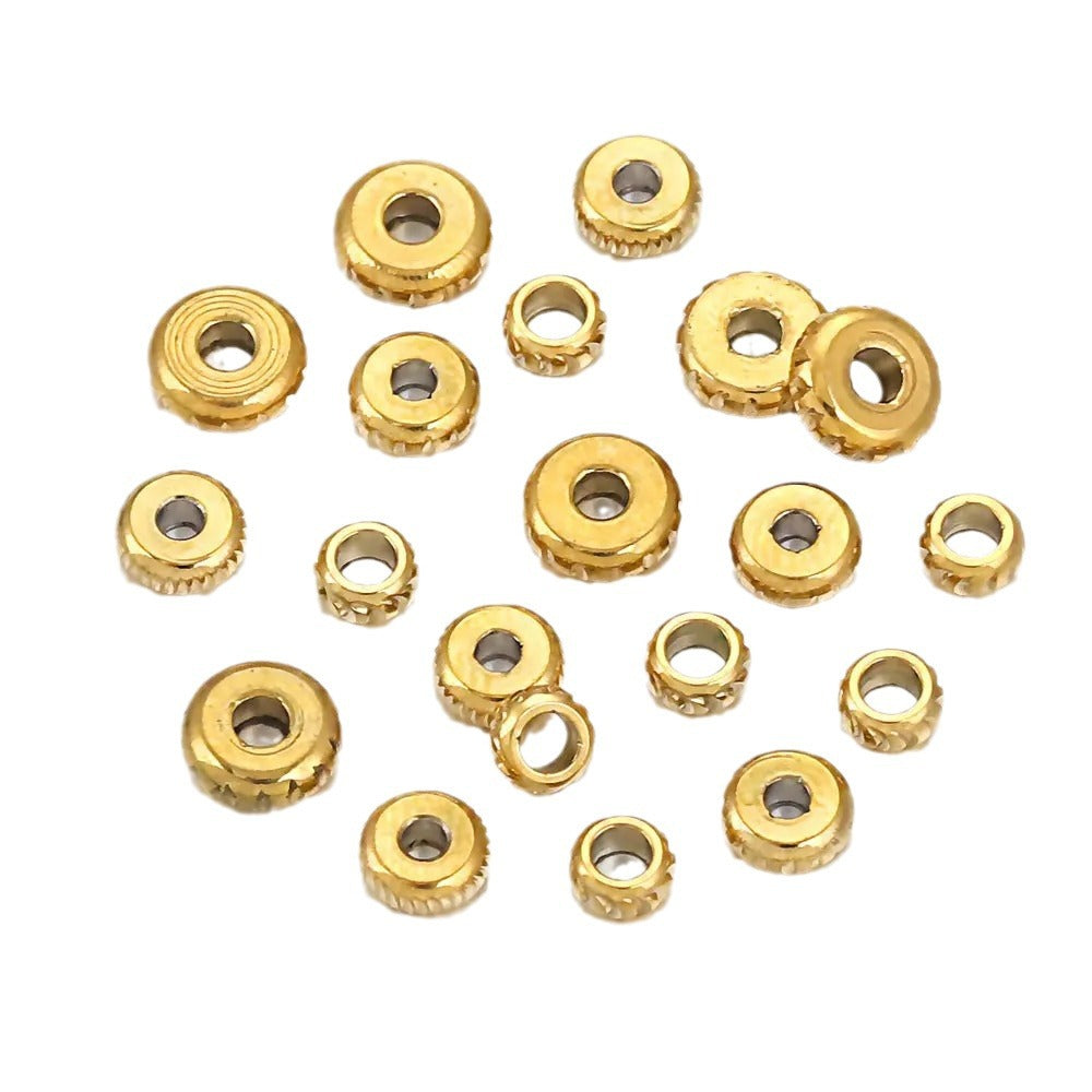 SPC51 Abacus Charm Beads Spacers Metal Spacers for DIY Bracelet Necklace Jewelry Making