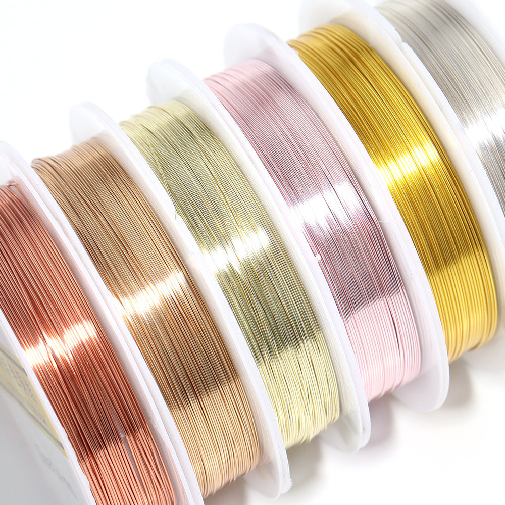 ST12 Soft Copper Wire, 0.2/0.3/0.4/0.5/0.6/0.7/0.8/1mm Diameter Craft Copper Wire for Electroculture, Gardening, Jewelry Making, Beading, DIY Artwork