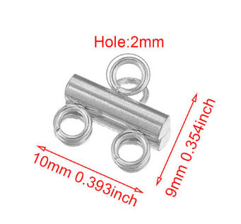 CL07 Chain Clasps Connecter Stainless Steel DIY Necklace Bracelet Connector Accessories