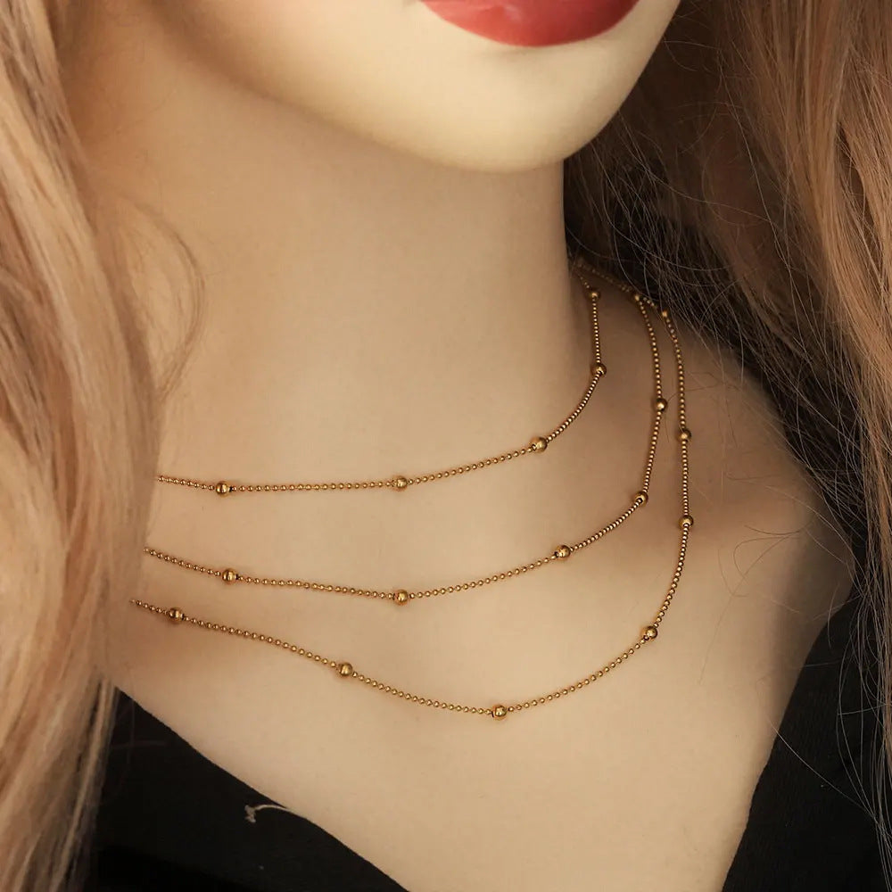 CH17 Beads Chain Stainless Steel Chain Loose Chain for Necklace