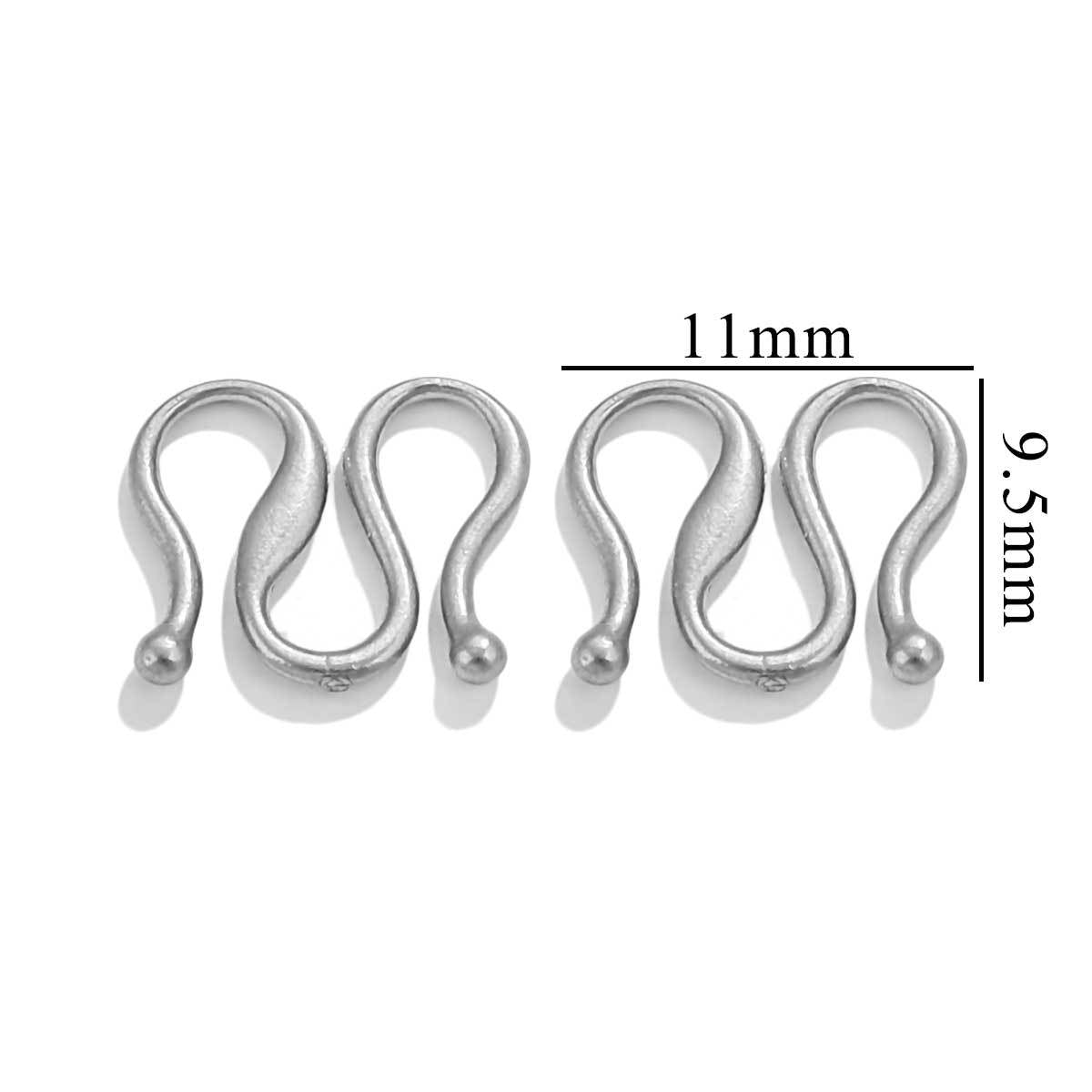 CL03 S Clasps M Clasps Stainless Steel 18K Gold Plated Clasps for DIY Jewelry Accessories