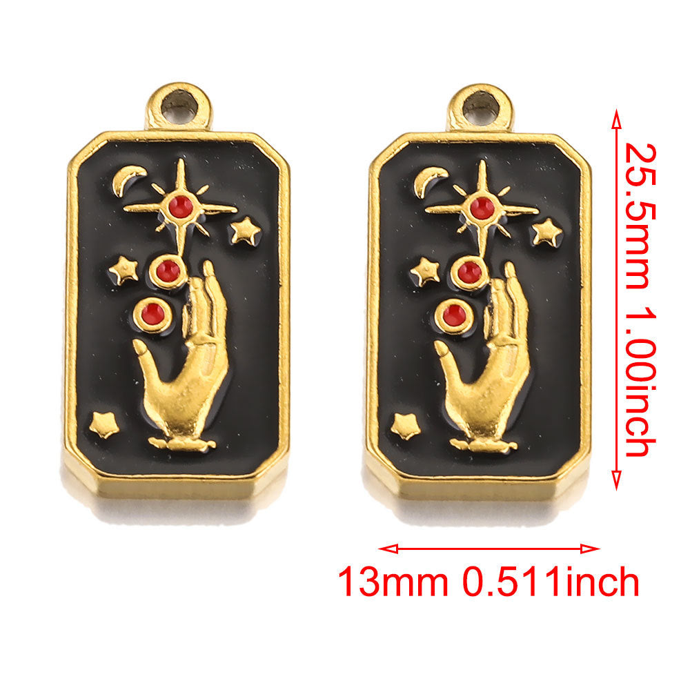 PD14 Tarot Pendant Stainless Steel Waterproof Pendant