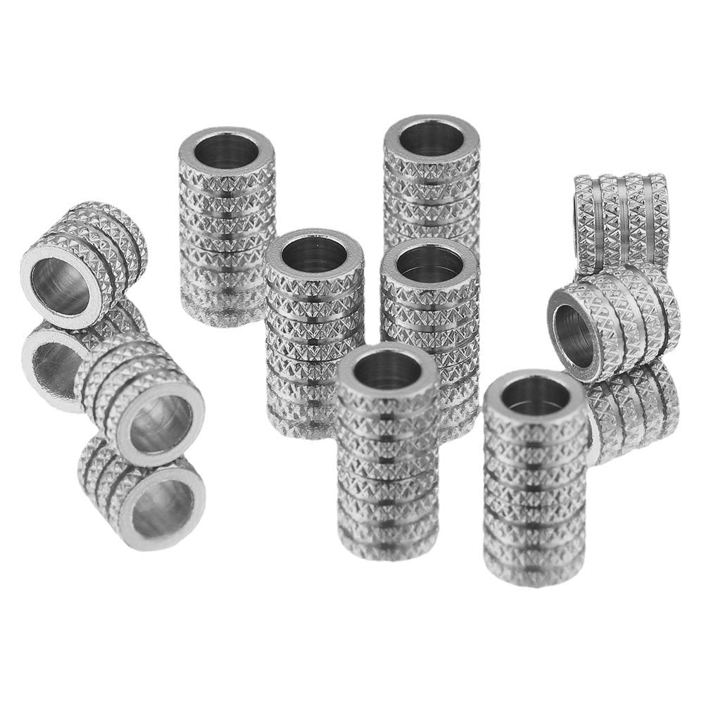 SPC46 Big Hole Spacer Beads Charms Beads Cylinder Shape Charms Beads for DIY Jewelry Making