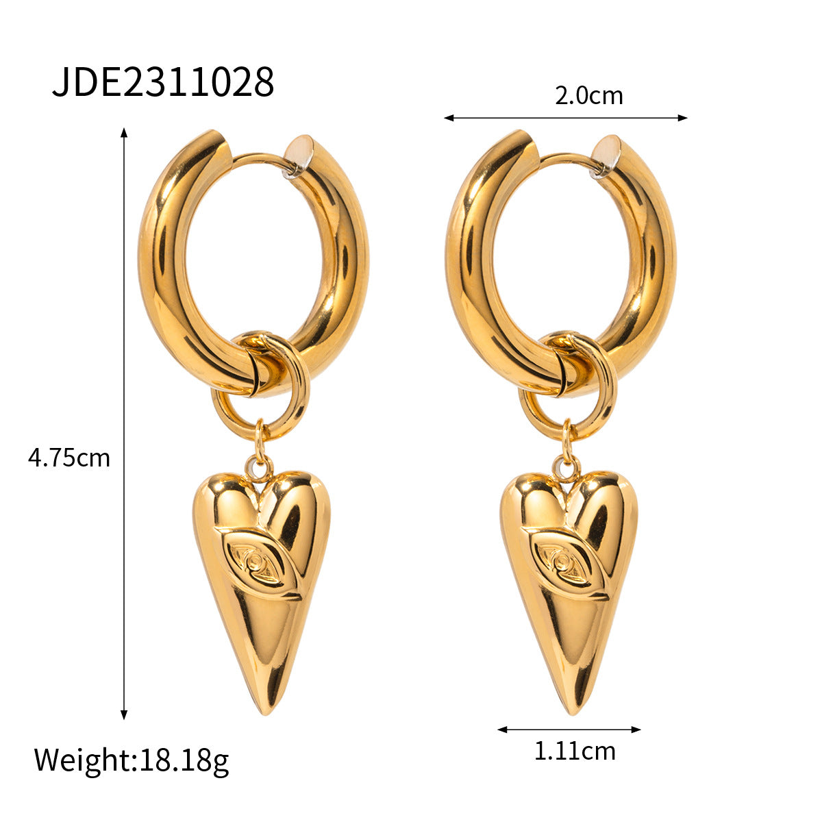 JDE2302103 Stainless Steel Earrings Pearl Shape Necklace with Flower Leaf Designed Earrings set